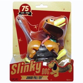 SLINKY DOG Junior Pull Toy 75TH ANNIVERSARY Retro Classic Packaging 18 cm