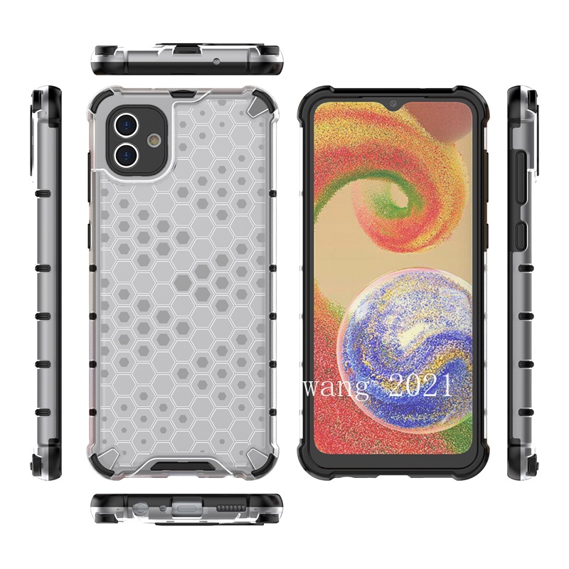 Ready Stock Phone Case เคส Samsung Galaxy A04e A04 4G Casing Honeycomb Technology Durable and Drop Resistant Camera Protective Hard Case เคสโทรศัพท #8