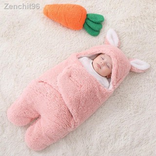 พร้อมส่ง℡◘Baby Hug Quilt ทารกแรกเกิดฤดูใบไม้ร่วงและฤดูหนาวหนากระเป๋าผ้านวมทารกแรกเกิด Anti-Startle Swaddle 0-3-6 เดือน