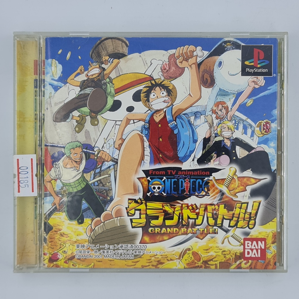 [00185] From TV Animation One Piece : Grand Battle! (JP)(PS1)(USED) แผ่นเกมแท้ มือสอง !!
