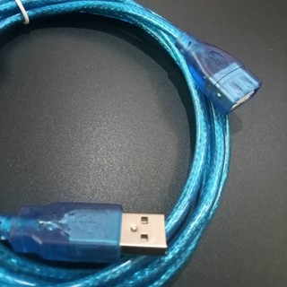 USB Cable 1.5M V2.0 M/F สายต่อยาว 1.5เมตร (สีฟ้า)(1.5) #59