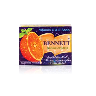 Bennett Vitamin C&amp;E (130g.) Soap : เบนเนท สบู่ วิตามิน อี สูตร เพิ่ม วิตามิน ซี x 1 ชิ้น alyst