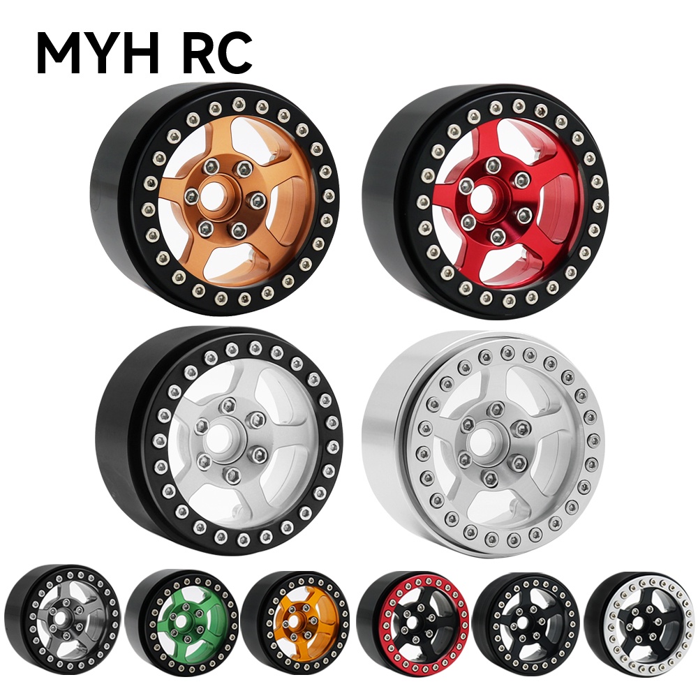 Myhrc ฐานล้ออลูมิเนียมอัลลอย 313 มม. สําหรับรถไต่หินบังคับ 1/10 Axial SCX10 D90 8 ชิ้น ต่อล็อต