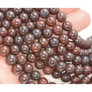 1 Strand Natural Iron Red Jasper Beads 6mm 8mm 10mm Round Stone 15.5 “ Long Gemstones for Bracelets Jewelry Making jewel