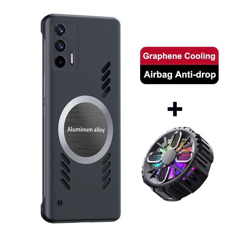 สําหรับrealme GT Master Explore Edition 5GกรณีGT Master GrapheneปกหลังปลอกสําหรับOPPO Realme GT Shellพร้อมพัดลมระบายความร้อน