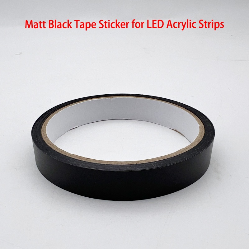 Smoke Matt Black Tape Sticker for 18 in 1 LED Acrylic Light Guide Fiber Optic Car Ambient Lights Atmosphere Not Getting