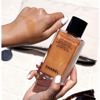 Beauty-Siam แท้ทั้งร้าน !! แบ่งขายออยลิมิเตดชาแนล CHANEL LES BEIGES ILLUMINATING OIL FACE BODY AND HAIR 10 ML.