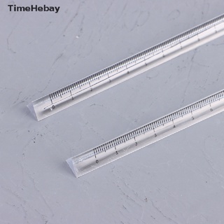 Timehebay ไม้บรรทัด ทรงสามเหลี่ยม แบบใส เรียบง่าย ขนาด 15 ซม. 20 ซม. สําหรับสํานักงาน โรงเรียน