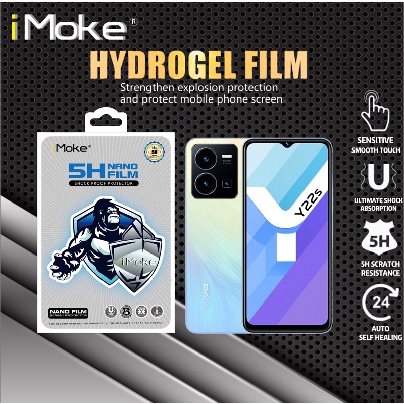 IMoke ฟิล์มไฮโดรเจลสําหรับ Vivo Y56/Y35 2022/Y22/Y22s