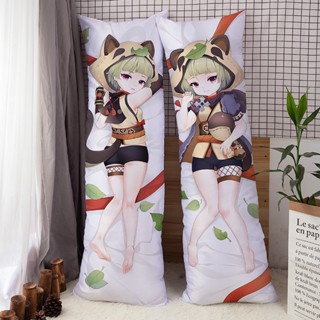 Genshin Impact Dakimakura ปลอกหมอน คอสเพลย์ อนิเมะ Klee Hu Tao Venti Sayu Loli 150X50 ของขวัญ สําหรับเด็กผู้หญิง