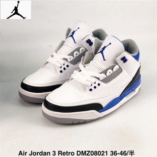 ของแท้ 100% N_ike Air Jordan 3 Retro OG AJ3 รองเท้าบาสเก็ตบอล สําหรับผู้ชาย และผู้หญิง