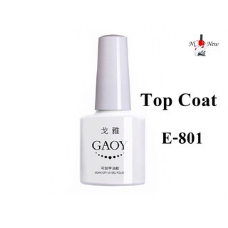 Gaoy Top coat สีเจลท๊อปเคลือบด้าน(สินค้าแตก-หักทางร้านไม่รับเปลี่ยน-คืนค่ะ)