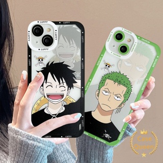 เคสโทรศัพท์มือถือแบบนิ่ม ลายการ์ตูนลูฟี่ โซโร วันพีซ สําหรับ Oppo A17 A16 A54 A15 A57 A12 A55 A95 A96 A77s A17k A94 A15S A12E A7 A9 A5S A76 A3S A16K A74 A5 A31 A1K Reno 7 5 5F 7Z 4F 6 เคส TPU