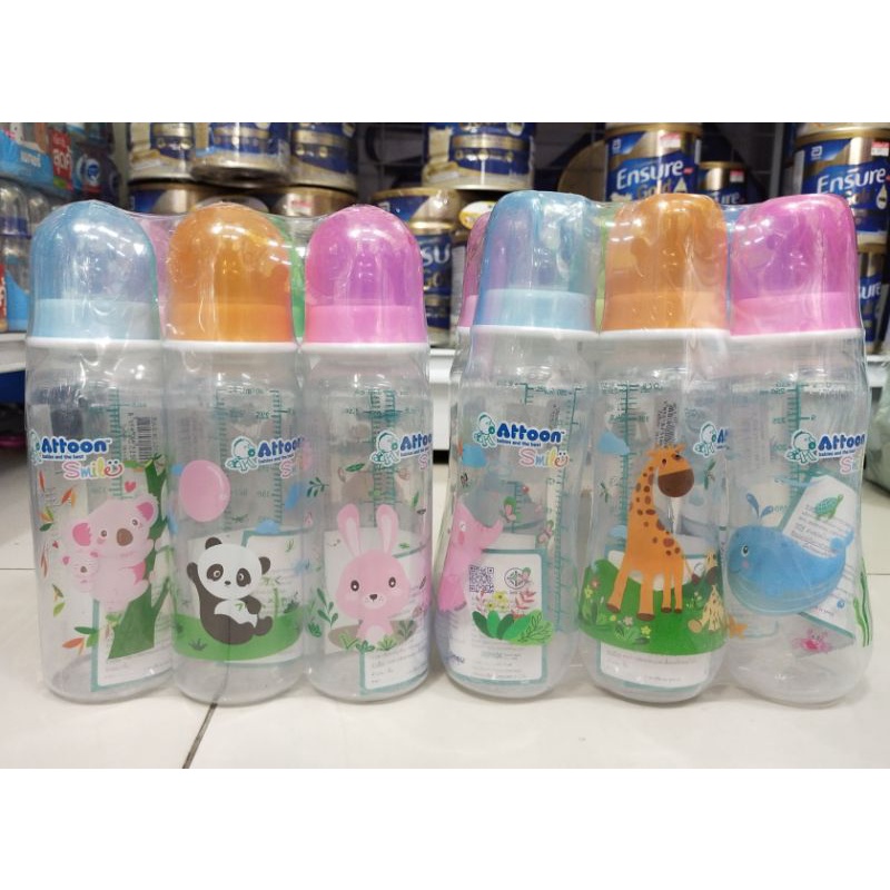 ขวดนมแอทตูน 9ออนซ์ แพ็ค6 (ราคา 149บาท ต่อ1แพ็ค)