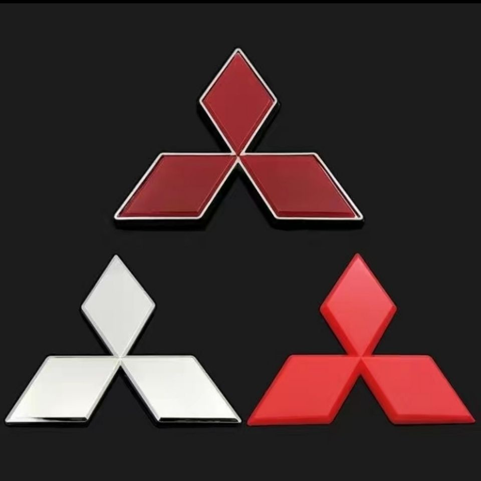 สติกเกอร์โลโก้ MITSUBISHI ABS สําหรับติดตกแต่งรถยนต์ 1 ชิ้น