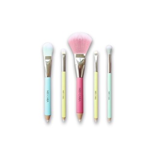 Nee Cara 5 pcs Brush Set #N915: neecara นีคาร่า ชุด เซต แปรงแต่งหน้า x 1 ชิ้น alyst