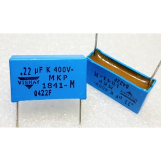 Vishay ERO MKP1841 0.22uf 220nf 224 400v Metallized Polypropylene Capacitor ตัวเก็บประจุ  MKP  คาปาซิเตอร์