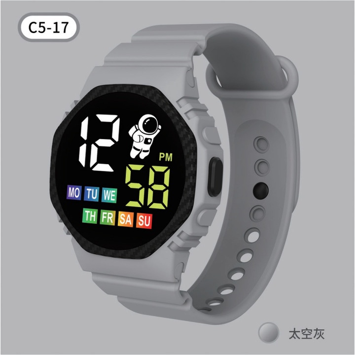 นาฬิกาดิจิตอล นํา มัลติฟังก์ชั่นกันน้ําสําหรับเด็ก – นาฬิกาข้อมืออิเล็กทรอนิกส์