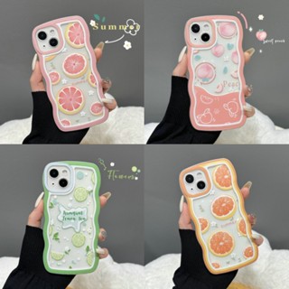 เคส OPPO A77S A57 A54 A53 A17 A17k A16 A15 A15S A96 A95 A76 A74 A12 A9 A7 A5 A5S A3S 4G 5G 2020 2021 2022 OPPOA57 OPPOA54 OPOA53 OPPOA16 OPPOA15 OPPOA96 OPPOA95 OPPOA12 OPPOA5S OPPOA5 OPPOA3S Transparent Wave Fruit Soft Case