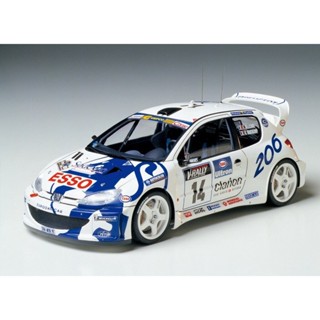 [ชุดโมเดลสเกลประกอบเอง] TAMIYA 24221 1/24 Peugeot 206 WRC โมเดลทามิย่าแท้ model