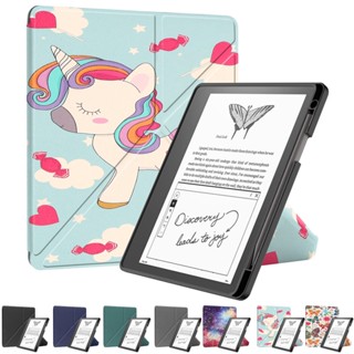 เคส E-Book ลายยูนิคอร์นน่ารัก พับได้ สําหรับ Kindle Scribe Case 10.2 นิ้ว Funda Kindle Scribe 2022