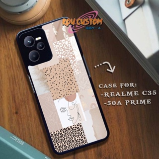 ใหม่ เคสโทรศัพท์มือถือแบบมันวาว นิ่ม ลาย Rou Custom [AESTHETIC] สําหรับ Realme C35 Narzo 50A Prime C35 Narzo 50A Prime Hp Realme C35 Narzo 50A Prime เคส - เคสล่าสุด - เคสสุดเท่