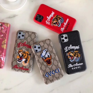 เคสโทรศัพท์มือถือ ปักลายเสือ สไตล์คลาสสิก สําหรับ iphone 14 promax 13 promax 11 7p 6p