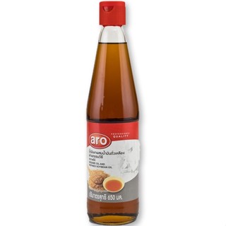 เอโร่ น้ำมันงา ผสมน้ำมันถั่วเหลือง 650 มล.Aro Sesame Oil