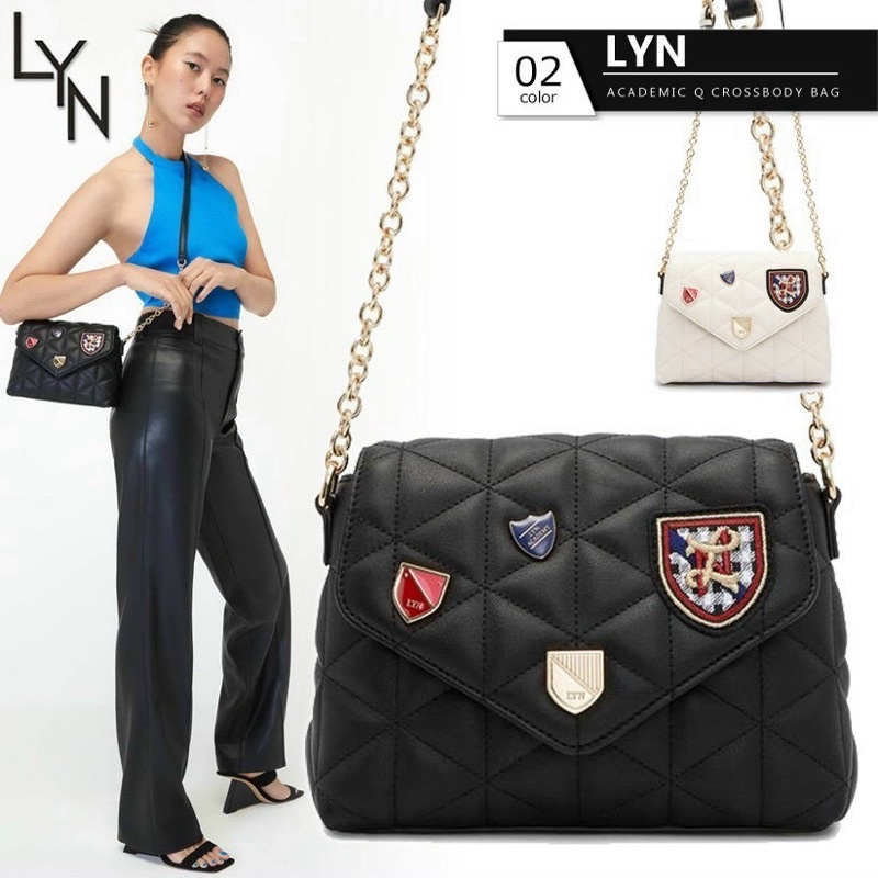 Lyn ACADEMIC Q Cross BAGs กระเป๋าถือสตรี