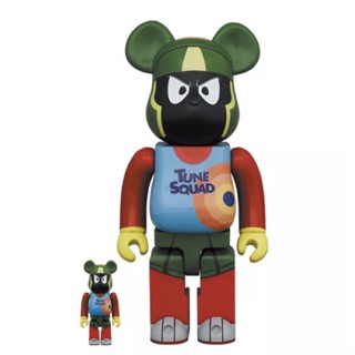 (ของแท้) Bearbrick Marvin The Martian Space Jam 400%+100% แบร์บริค Be@rbrick by Medicom Toy ของใหม่ มือ 1