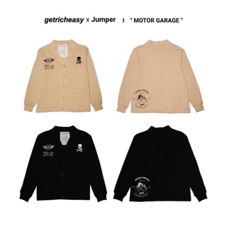 Getrich x jumper Motor Garage Cardigan