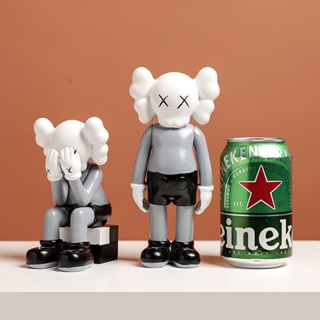 ❡﹍นอร์ดิกเทรนด์แฟชั่น kaws หมีรุนแรงเครื่องประดับตุ๊กตาเรซิ่นร้านระเบียงห้องตกแต่งบ้านการ์ตูน