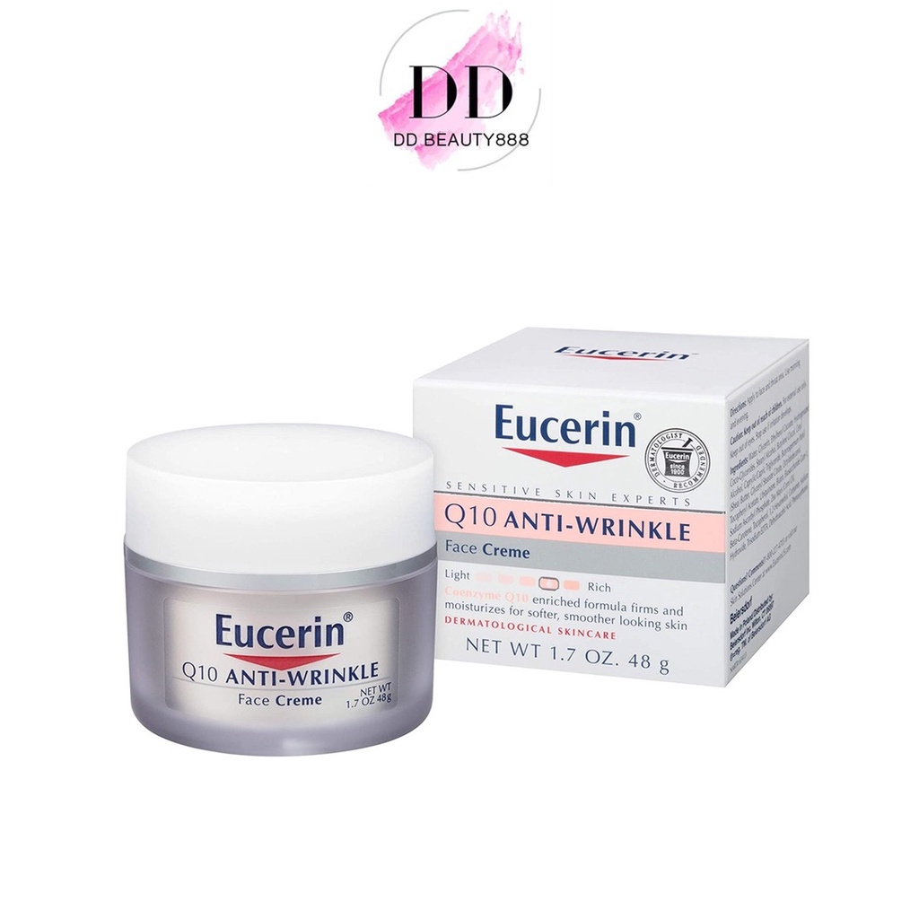 ครีมทาหน้าขาว Eucerin Q10 Anti-Wrinkle Face Cream 48g ครีมบำรุงผิว ครีม ...