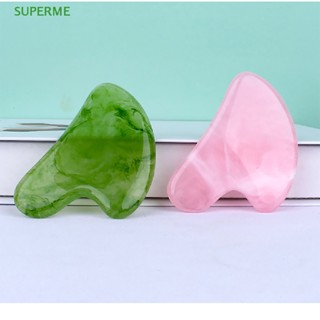 Superme แผ่นกัวซาเรซิ่นธรรมชาติ สําหรับนวดใบหน้า