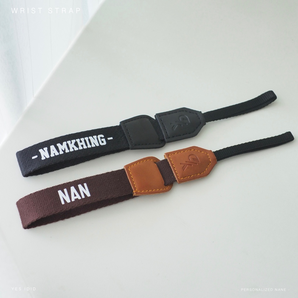 สั่งทำชื่อ Personalized Name, Wrist Strap สายคล้องมือ-สายคล้องกล้อง by YES IDID.