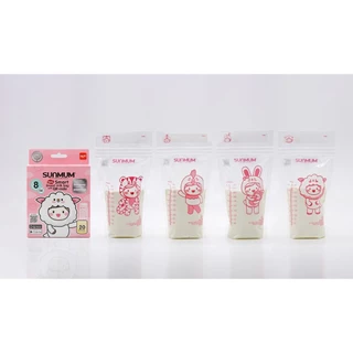 ซันมัม ถุงเก็บน้ำนมแม่ ขนาด 3 ออนซ์/8ออนซ์ (ยกลัง) - Sunmum Breast Milk Storage Bags (3oz/8oz)