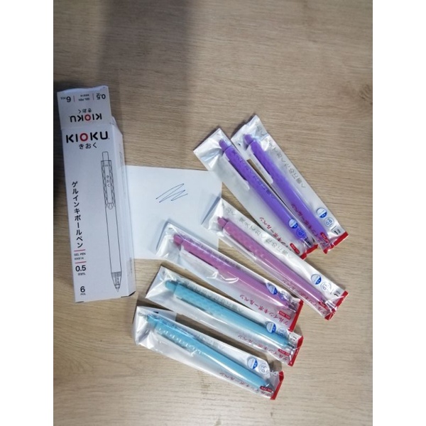 ปากกาหมึกเจล KIOKU​ ​รุ่น​ KK614 หมึก​สีน้ำเงิน​ 0.5​ ​มม​