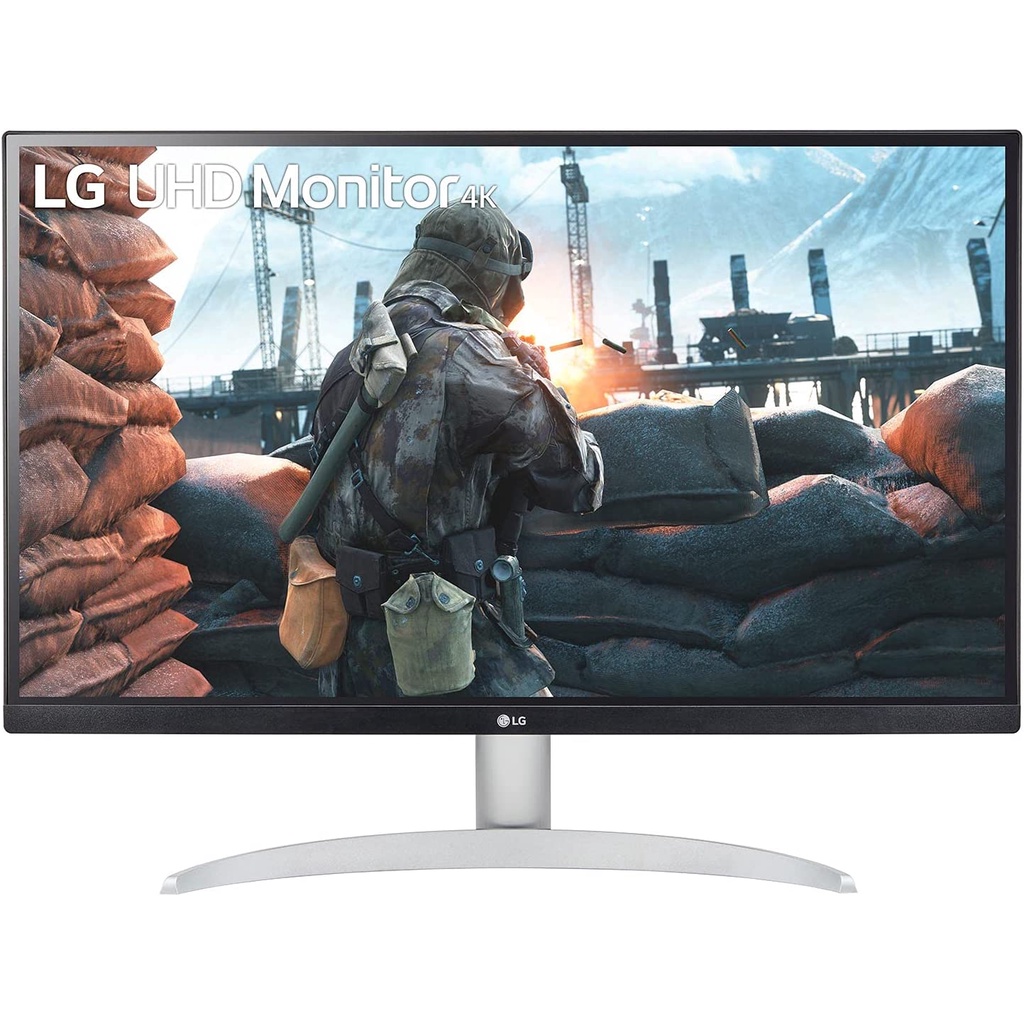 MONITOR (จอมอนิเตอร์) LG 27UP600-W - 27" IPS 4K HDR FREESYNC -รับประกัน 3 ปี