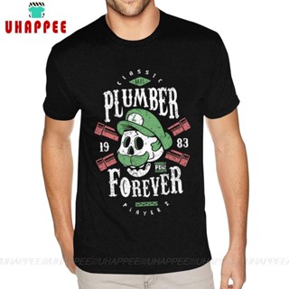 เสื้อยืด พิมพ์ลายอนิเมะ Plumber Forever Player สําหรับผู้ชาย