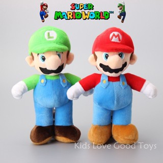 ตุ๊กตาตุ๊กตาฟิกเกอร์ Super Mario Bros Luigi &amp; Mario 10ชิ้น