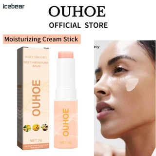 Ouhoe Moisturizing Cream Stick Anti-Wrinkle Brighten Dull Skin Tone Multi Balm [Icebear]