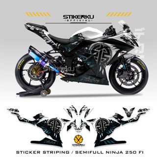 สติกเกอร์โลโก้ NINJA 250 FI Edition X VENOM STICKER STOCK DECALS SEMIFULL สําหรับติดตกแต่งรถจักรยานยนต์ กราฟิก 2013-2017