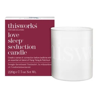 พร้อมส่ง ของแท้ this works Love Sleep Seduction Candle 220g