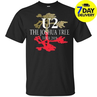 เสื้อยืดครอป {พร้อมส่ง เสื้อยืดผ้าฝ้าย 100% พิมพ์ลาย Joshua Tree Tour R0Ck Band พลัสไซซ์ พลัสไซซ์ XS-6XL สําหรับผู้