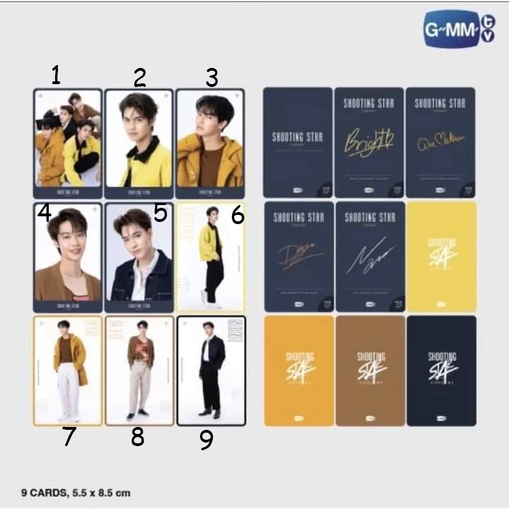 บอร์ดเข้ามุม GMM ของแท้ - ex F4, OffGun, Phwin, OhmNanon (มีจําหน่าย)