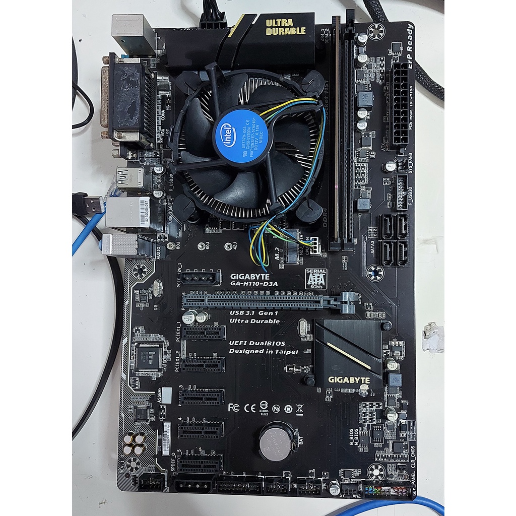 SET ชุด MB GA H110 (1151) + CPU G4400 + DDR4 4GB (มือสอง)