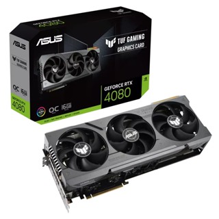 ASUS TUF GEFORCE RTX 4080 O16G GAMING GDDR6X 256bit (3Y) CR6-001361 การ์ดจอ