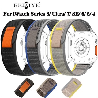 beiziye สายนาฬิกาข้อมือไนล่อน สําหรับ iWatch Ultra 49 มม. 45 มม. 41 มม. 44 มม. 40 มม. 42 มม. 38 มม. 40 44 45 มม. iWatch series 7 6 5 4 3 se 8