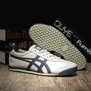 Onitsuka Tiger Mexico 66 【สินค้าของแท้】รองเท้าผ้าใบ รองเท้าวิ่ง สําหรับผู้ชาย และผู้หญิง