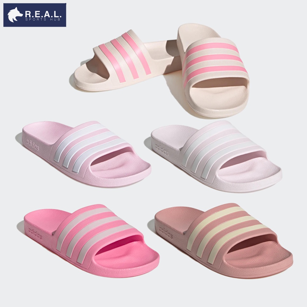 💸ลด65.-ใส่โค้ดTHIKWX1N💸รองเท้าแตะ Adidas รุ่น Adilette Aqua โทนสีชมพู